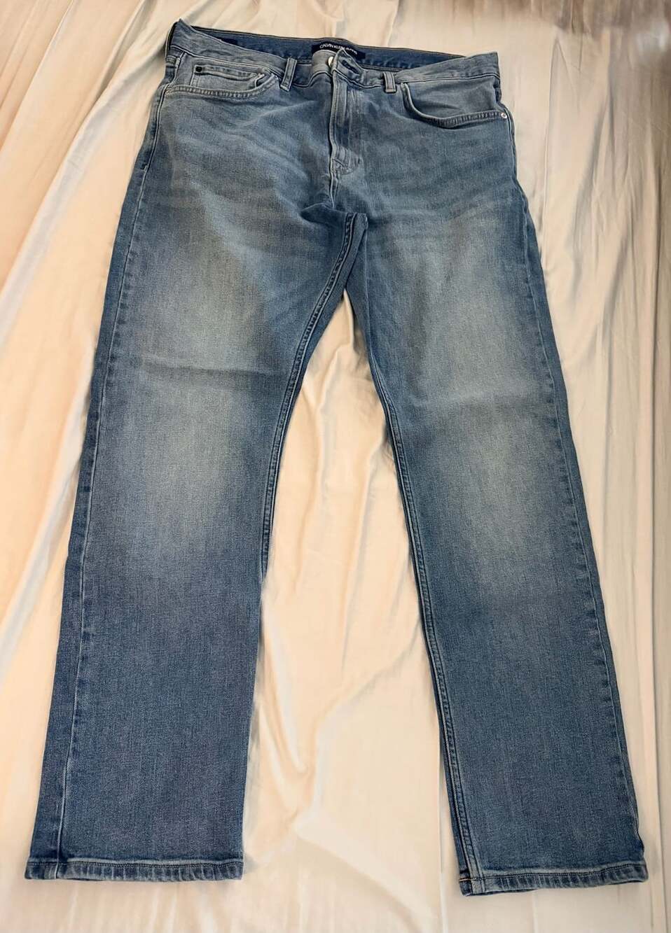 Calvin Klein Jeans CKJ 035 Straight Leg Jeans 34x30 Blue Denim